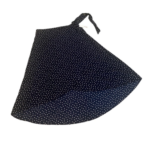 NWT Downing Studio full polka dot lined flowy skirt side tie elastic waist 3x - Picture 3 of 9